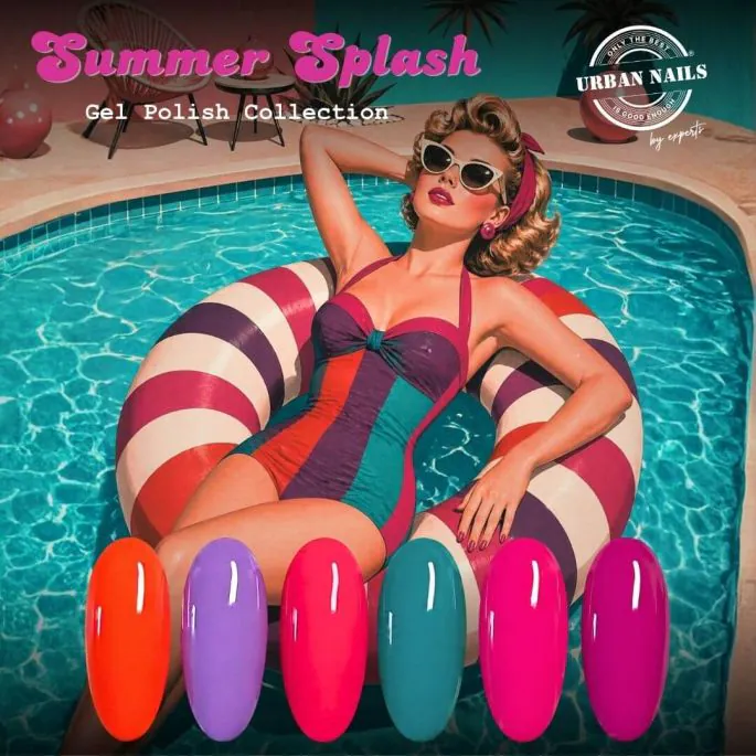 Summer Splash gel collection Urban Nails 6x8gr.